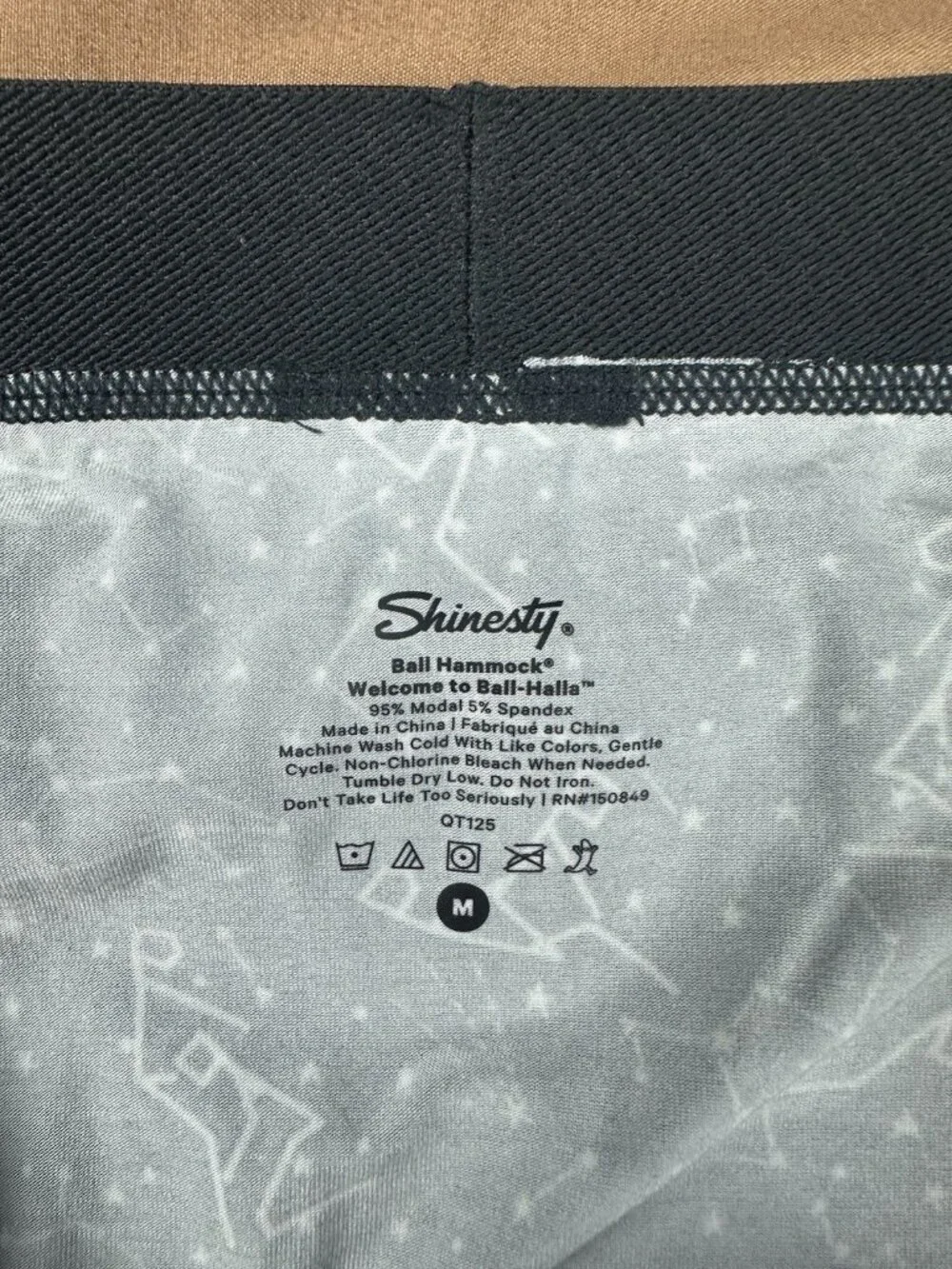 Shinesty Men's Standard Ball Hammock Boxer BM7 The Big Bang Medium M NWT